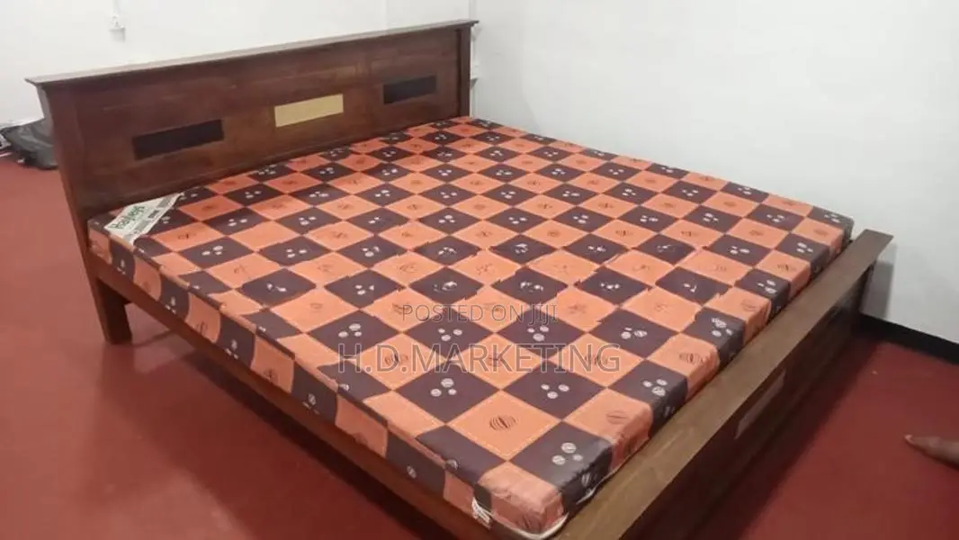 6x5 Queen Box Bed and Double Layer Mattress