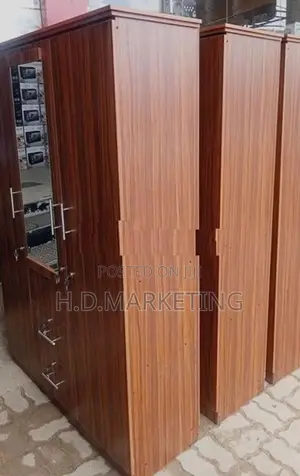 3 Door Design Melamine Almari
