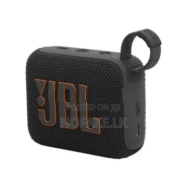 JBL GO4 Portable Bluetooth Speaker With 7H Play Time - Black