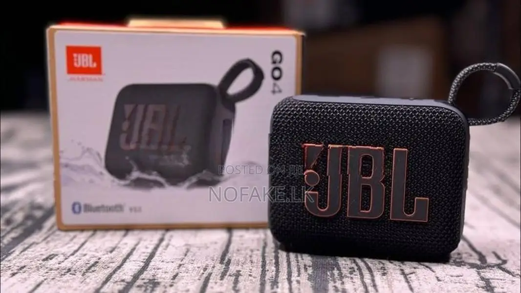 JBL GO4 Portable Bluetooth Speaker With 7H Play Time - Black