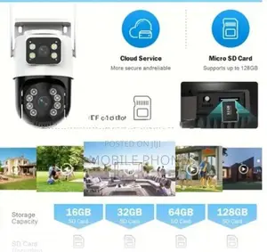 8MP HD Dual Screen AI Wifi Surveillance PTZ Camera