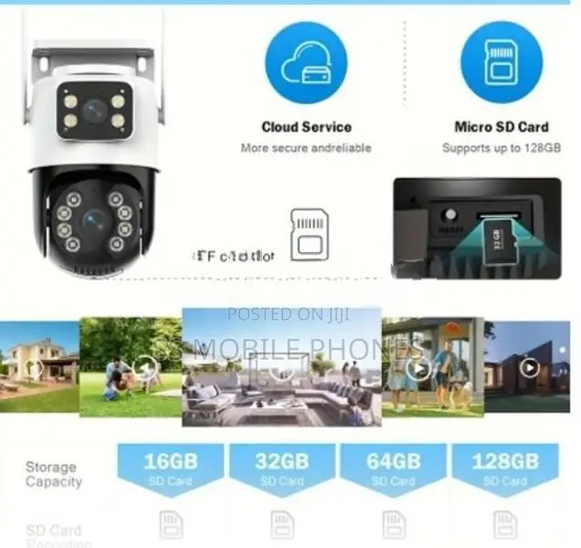8MP HD Dual Screen AI Wifi Surveillance PTZ Camera
