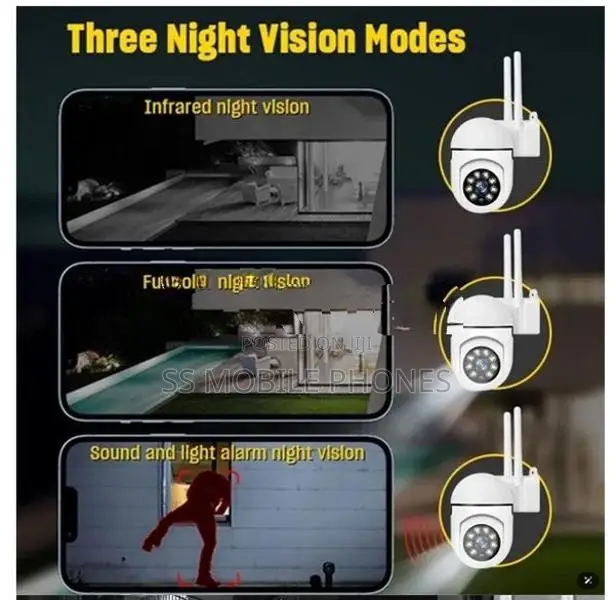 3MP Wifi Surveillance Cameras IR Full Color Night Vision