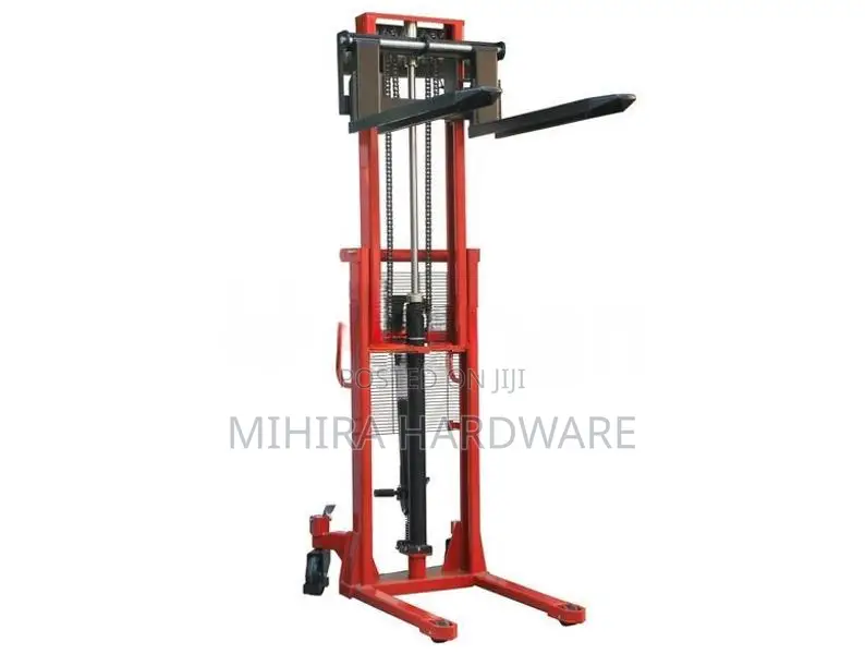 Pallet stacker truck 1 Ton max 2 meter lifting double chain