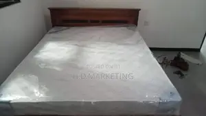 72x60 Queen Size Box Bed and Arpico Spring Mattress