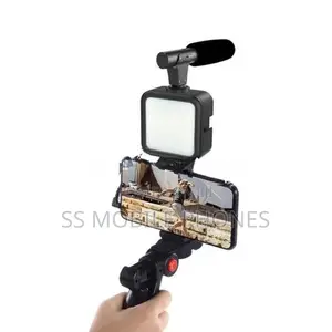 Plokama Video Making Kit (Tripod, MIC, Flasher)