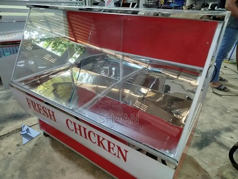 කුකුල් මස් සහ මාළු ශීතකරන. Chicken & Fish Display Coolers