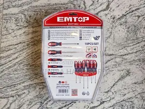 10 Pcs EMTOP 1002 Screwdriver & precision screw driver set