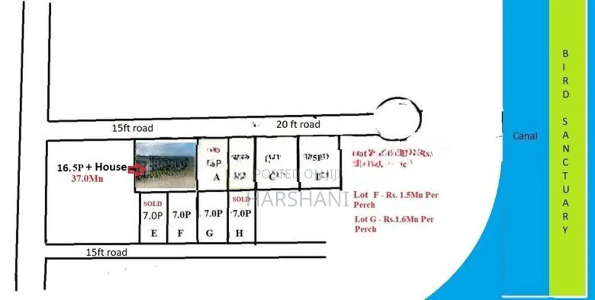 Few Land Blocks for Sale at Gotatuwa, Close to Rajagiriya & Dematagoda