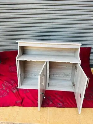 Modern R/made American white 2pcs Pantry cupboards