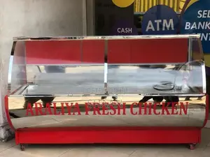 කුකුල් මස් සහ මාළු ශීතකරන. Chicken & Fish Display Coolers
