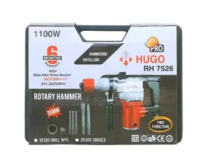 Hugo RH-7526 1100 Watts Rotary Hammer Hilti Drill machine