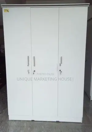 Modern 6x4ft 3 D Classic White Melamine Wardrobe