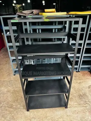 New 6x3 Classic Steel Blk Open Rack
