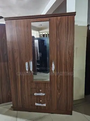 New Melamine 3 Door Cupboard Large Wardrobe 6*4 Ft