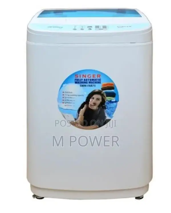 Singer Fully Automatic Washing Machine 7.5KG (SWM-FAR75PT)