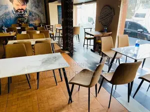 Restaurant Dining Tables with Cushion Chairs