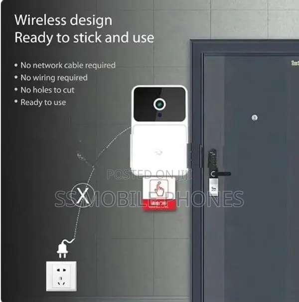 WIFI Video Doorbell Mini Camera Home Security Two Way Intercom