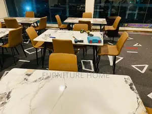Restaurant Dining Tables with Cushion Chairs