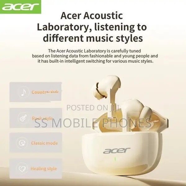 Acer OHR504 Bluetooth 5.4 Earbuds Immersive Audio