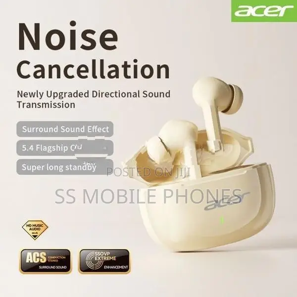 Acer OHR504 Bluetooth 5.4 Earbuds Immersive Audio