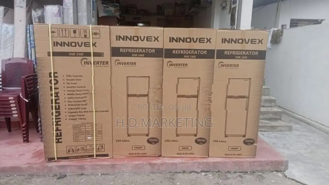 180L Innovex Double Door Fridge