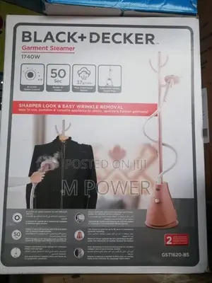 Black + Decker Pole Garment Steamer (GST1620-B5)