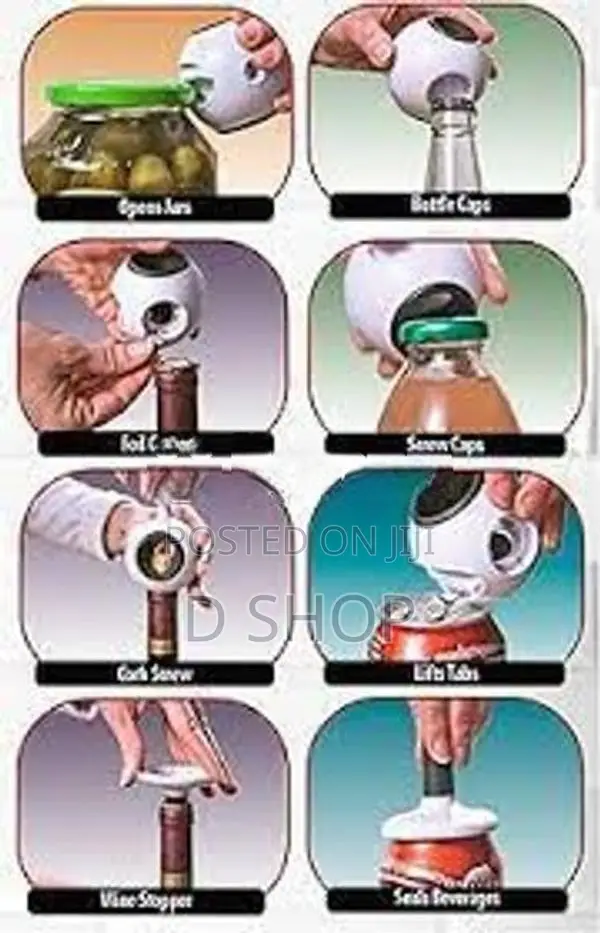 All Open - Multi Purpose 8 In 1 Kitchen Opener