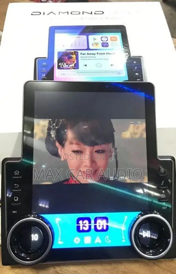 12'' Diamond v97 4+64G SIM dual knobs android car dvd audio setup