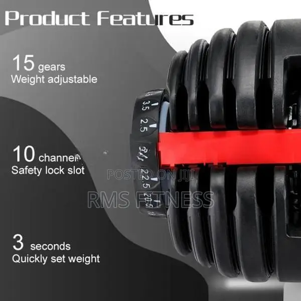 Brand New Adjustable Dumbbell 24kg /Weight set- A20