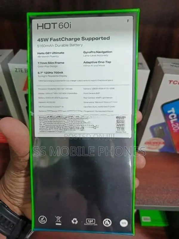 Infinix Hot 60i 6GB 128GB (Brand New)