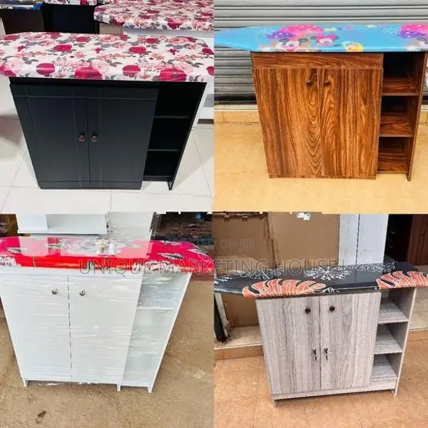 Modern IRON TABLES & Cupboards