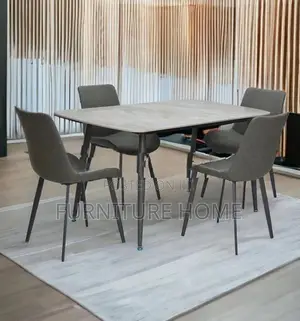 Luxury Granite Dining Table with Chairs