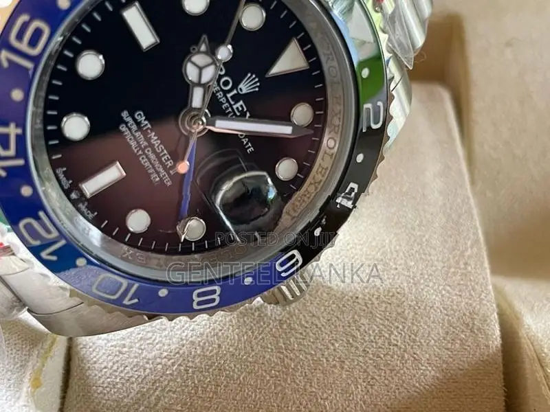 Rolex GMT-Master II Automatic Mens - Black Dial and a Jubilee Bracelet