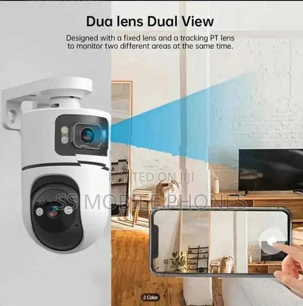 4MP HD Dual Screen AI Wifi PTZ Camera