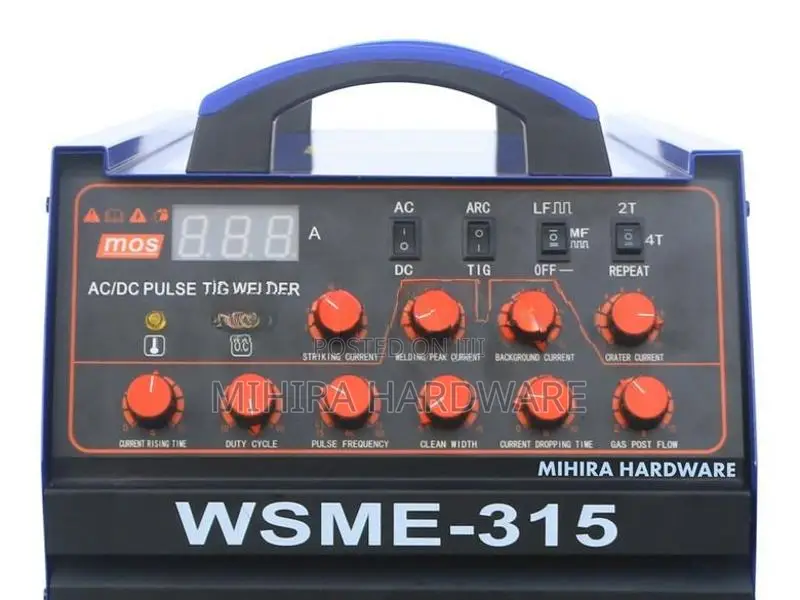 WSME 315 AC DC PULSE TIG Welder RETOP Aluminium SS Welding Plant Machi