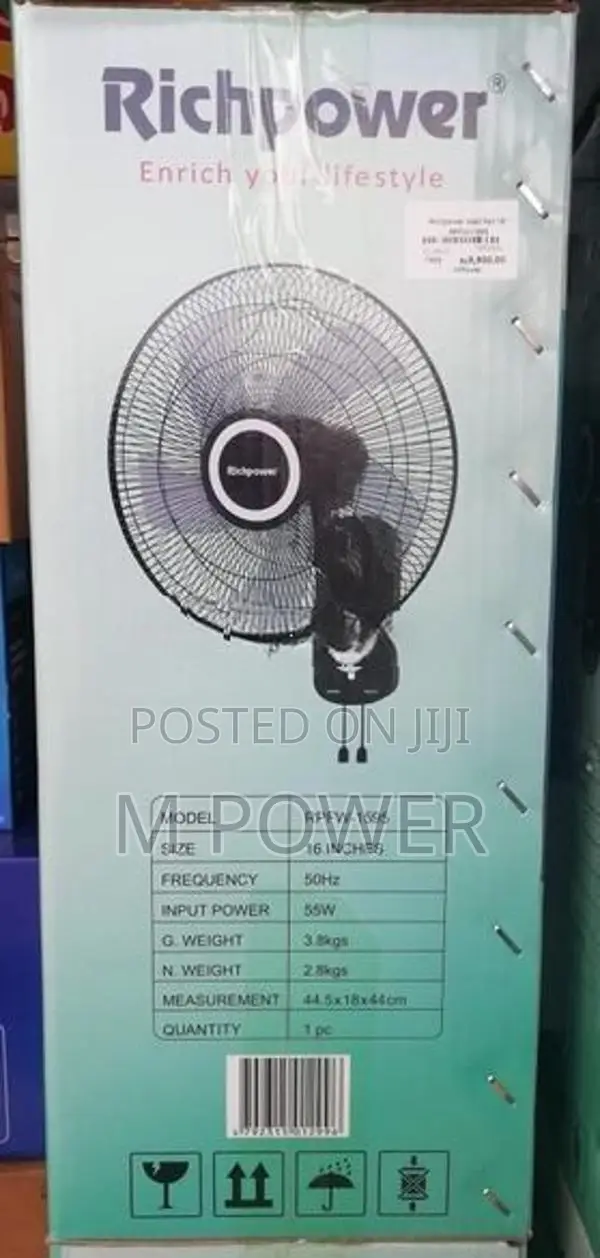 Richpower Wall Fan 16" (RPFW-15950)