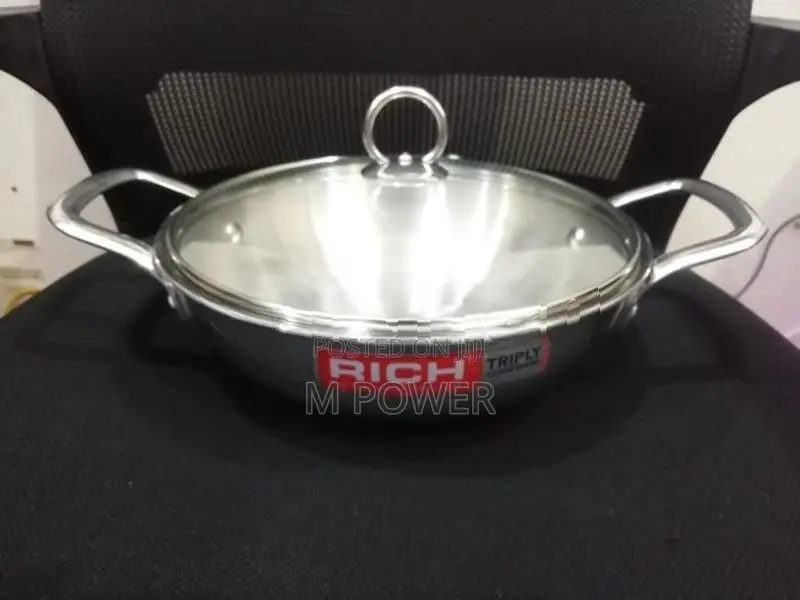 Rice Deep Kadai 22cm Stainless Steel (RHDK-767-22)