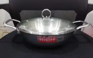 Rich Deep Kadai 24cm Stainless Steel (RHDK-767-24)