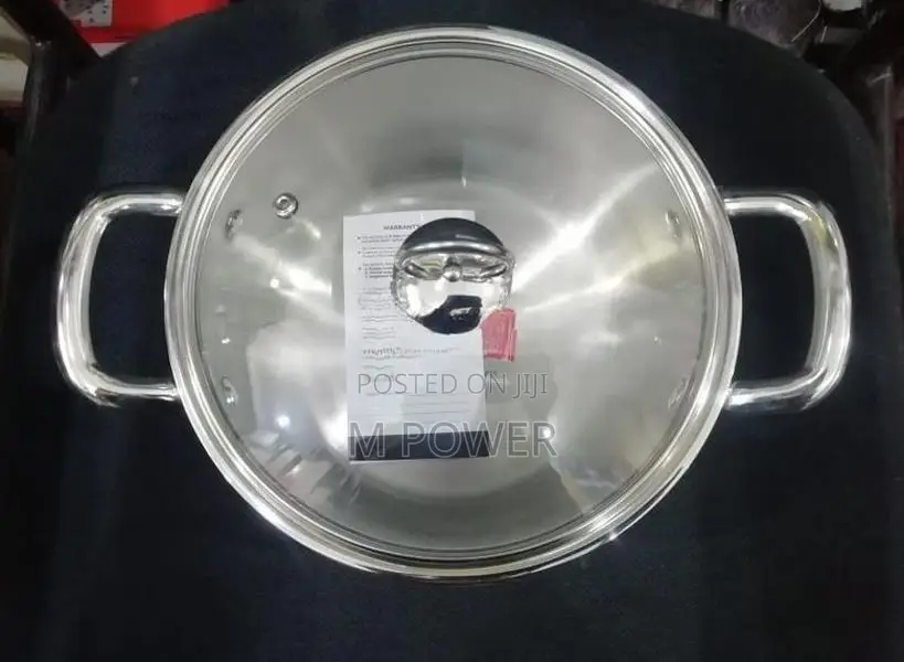 Rich casserole with Glass Lid 20cm Stainless Steel (RHCR-769-20)
