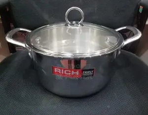 Rich casserole with Glass Lid 20cm Stainless Steel (RHCR-769-20)