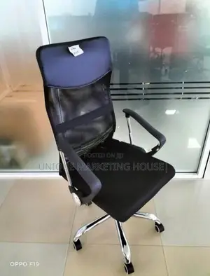 Imported Leather Touch Mesh Hi-Bk Office Chairs