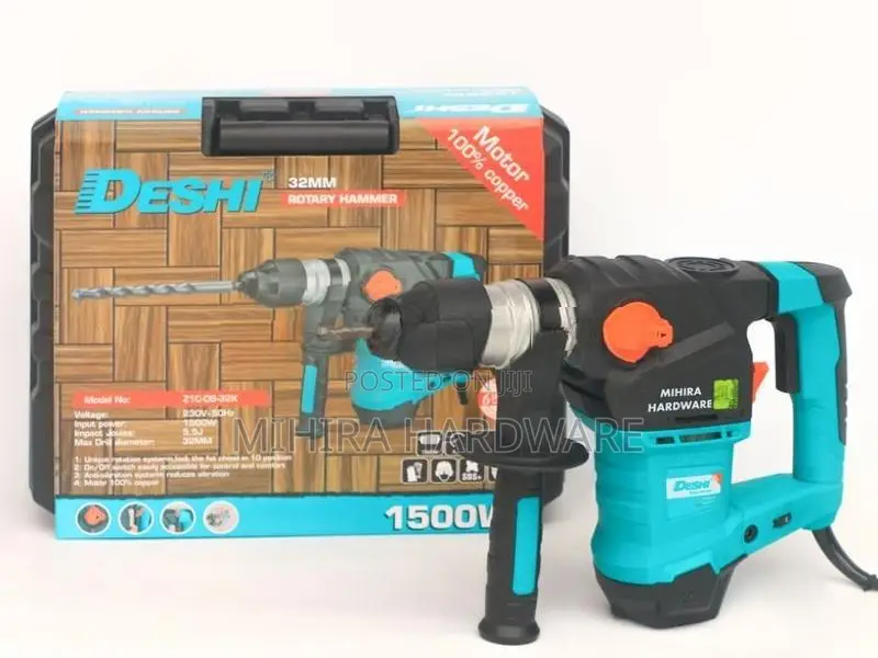 1500 Watts Deshi 32K Sds Plus Rotary Hammer Hilti Drill breaker Machin