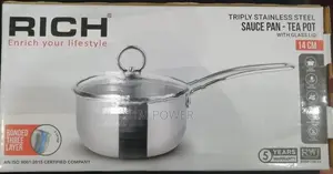 Rich Sauce Pan-Tea Pot Stainless Steel (RHSP-768-14)