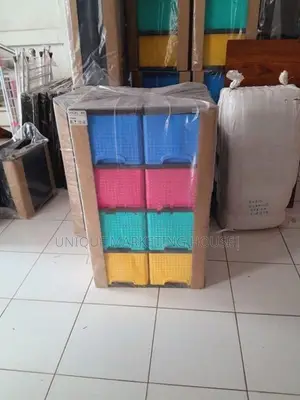 New 08 Pcs Plastic Drawer Cupboards