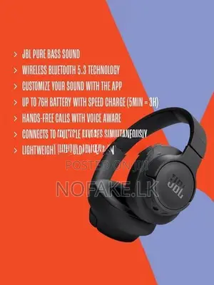 JBL Tune 520BT Wireless On ear Headphone