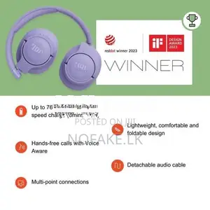 JBL Tune 720BT Wireless Over Ear Headphone