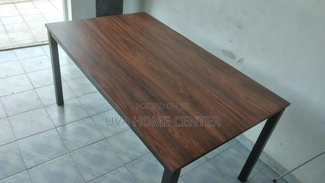 5x3Ft Melamine Table with Steel Frame