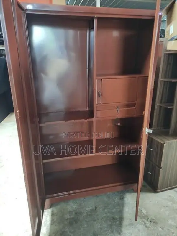 Steel Cupboard 6x4ft With Mirror