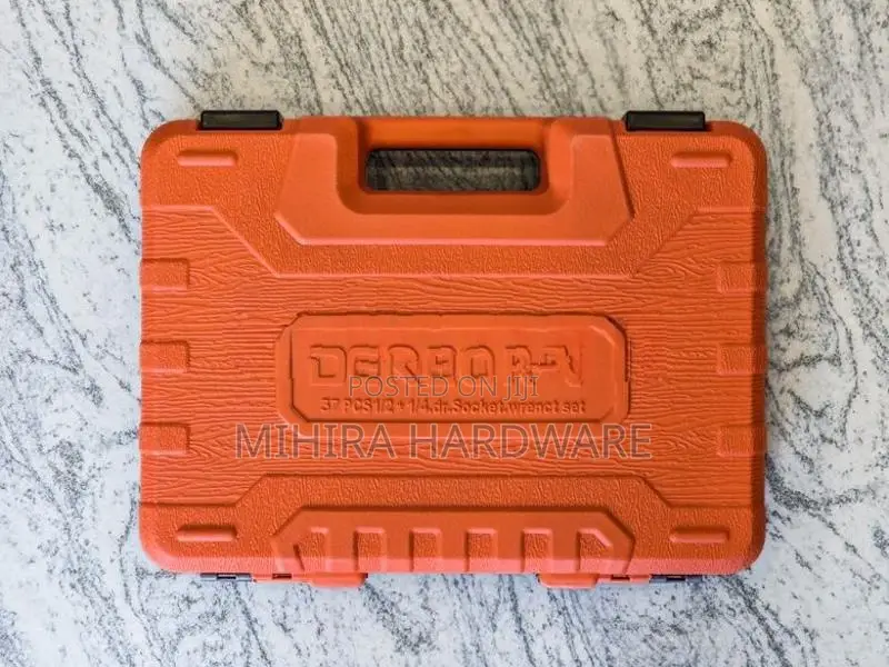 37 Pcs DEKE CR V Box Socket Set & Combination Wrench Key Hand Tool Kit